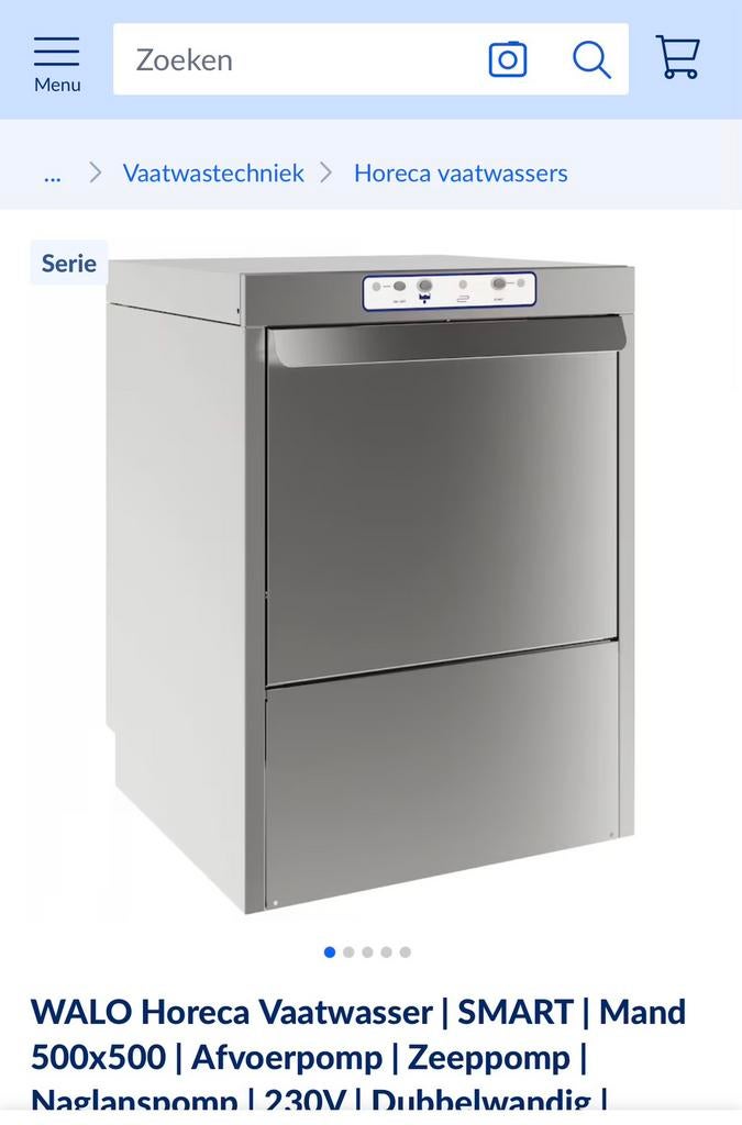 Walo vaatwasmachine, Witgoed en Apparatuur, Ophalen of Verzenden, Zo goed als nieuw