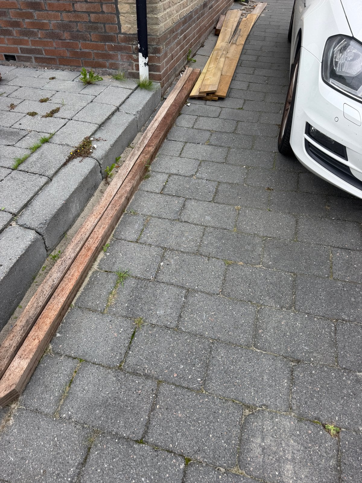 Diverse houten planken en planken, Ophalen, Gebruikt, Overige typen, Overige houtsoorten