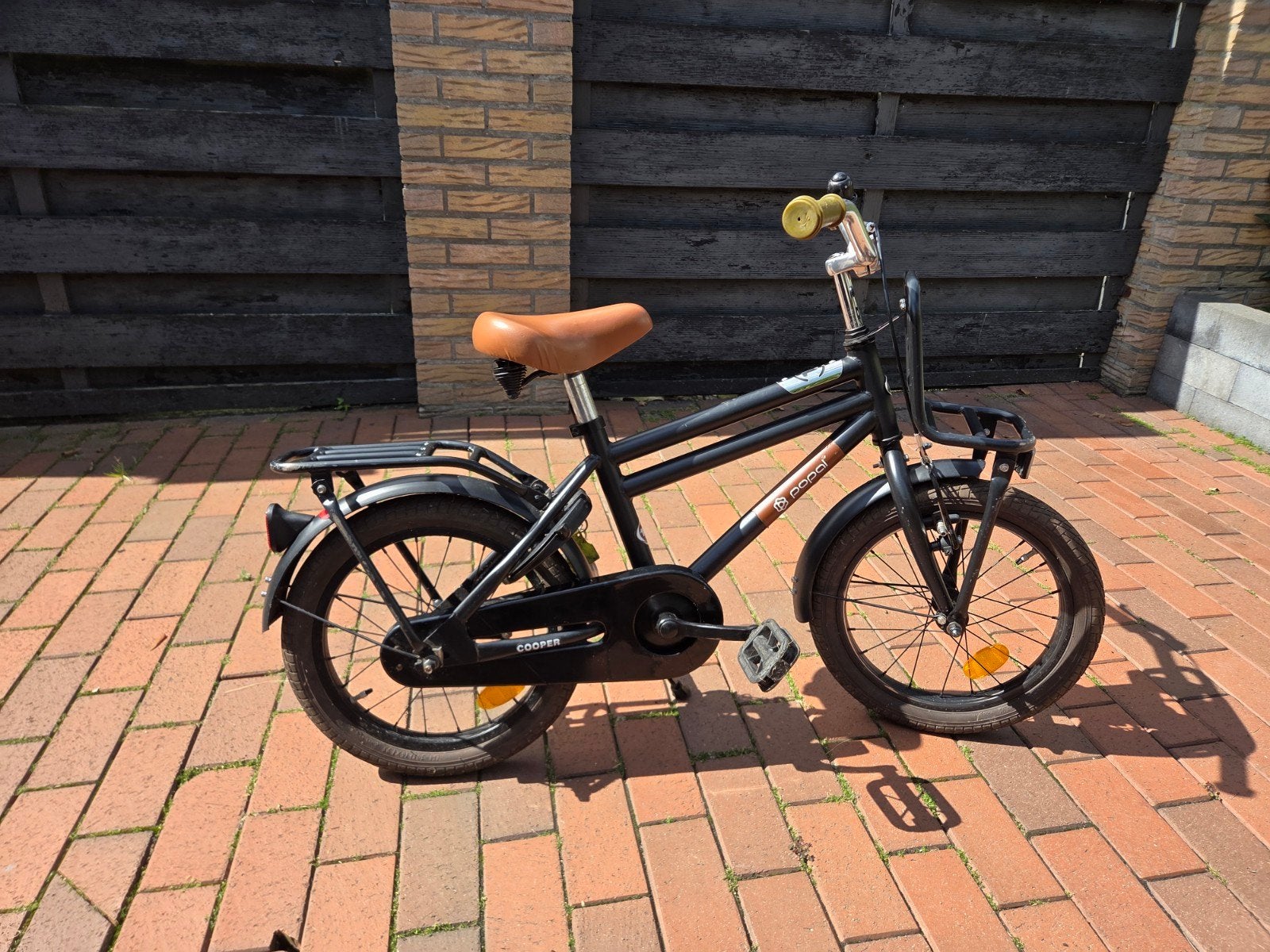 Kinderfiets 16 inch - Popal Daily Dutch Basic, Fietsen en Brommers, Ophalen, Terugtraprem, Popal, 16 tot 20 inch