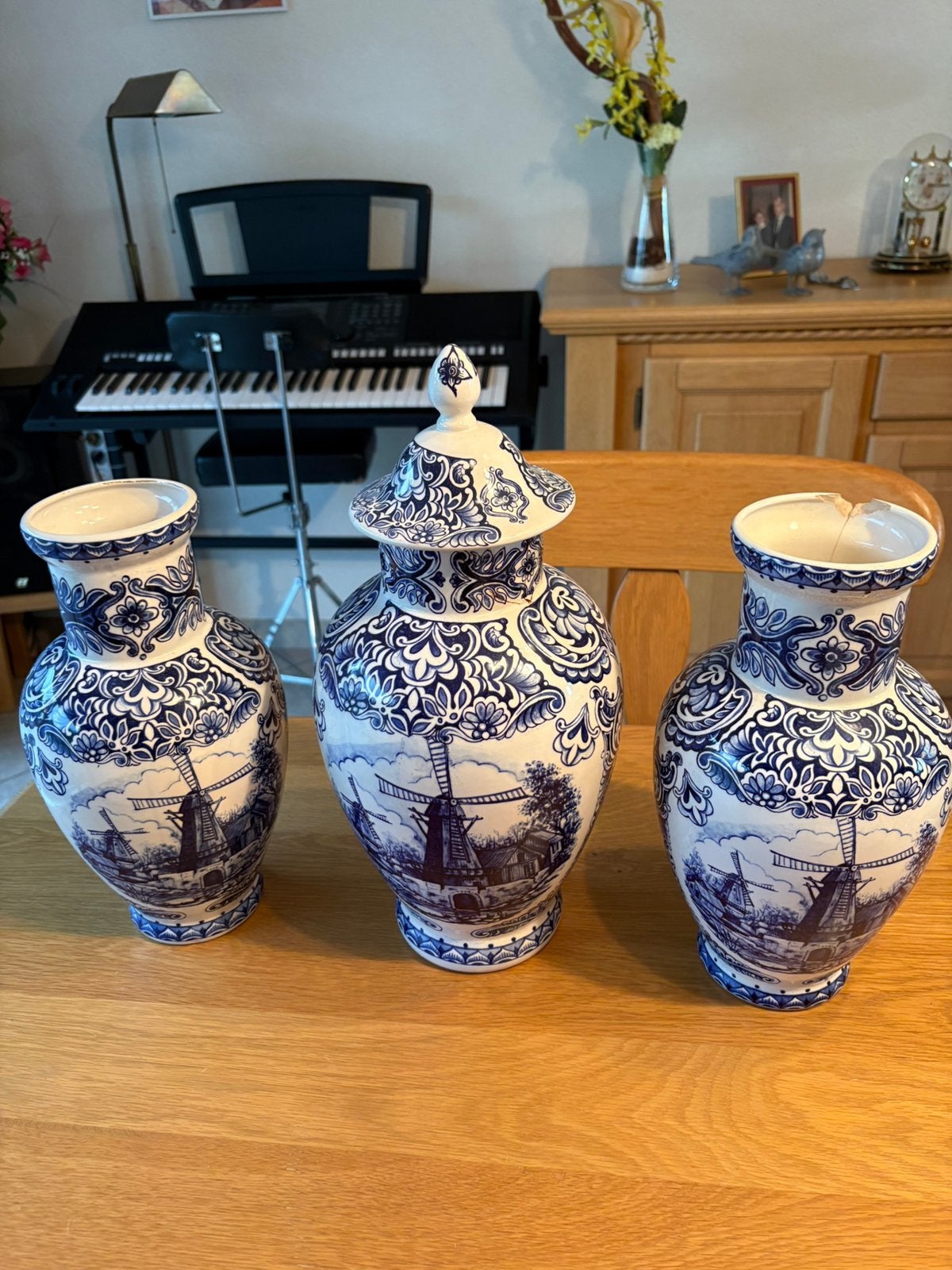 Delfs blauwe kaststel, Antiek en Kunst, Ophalen
