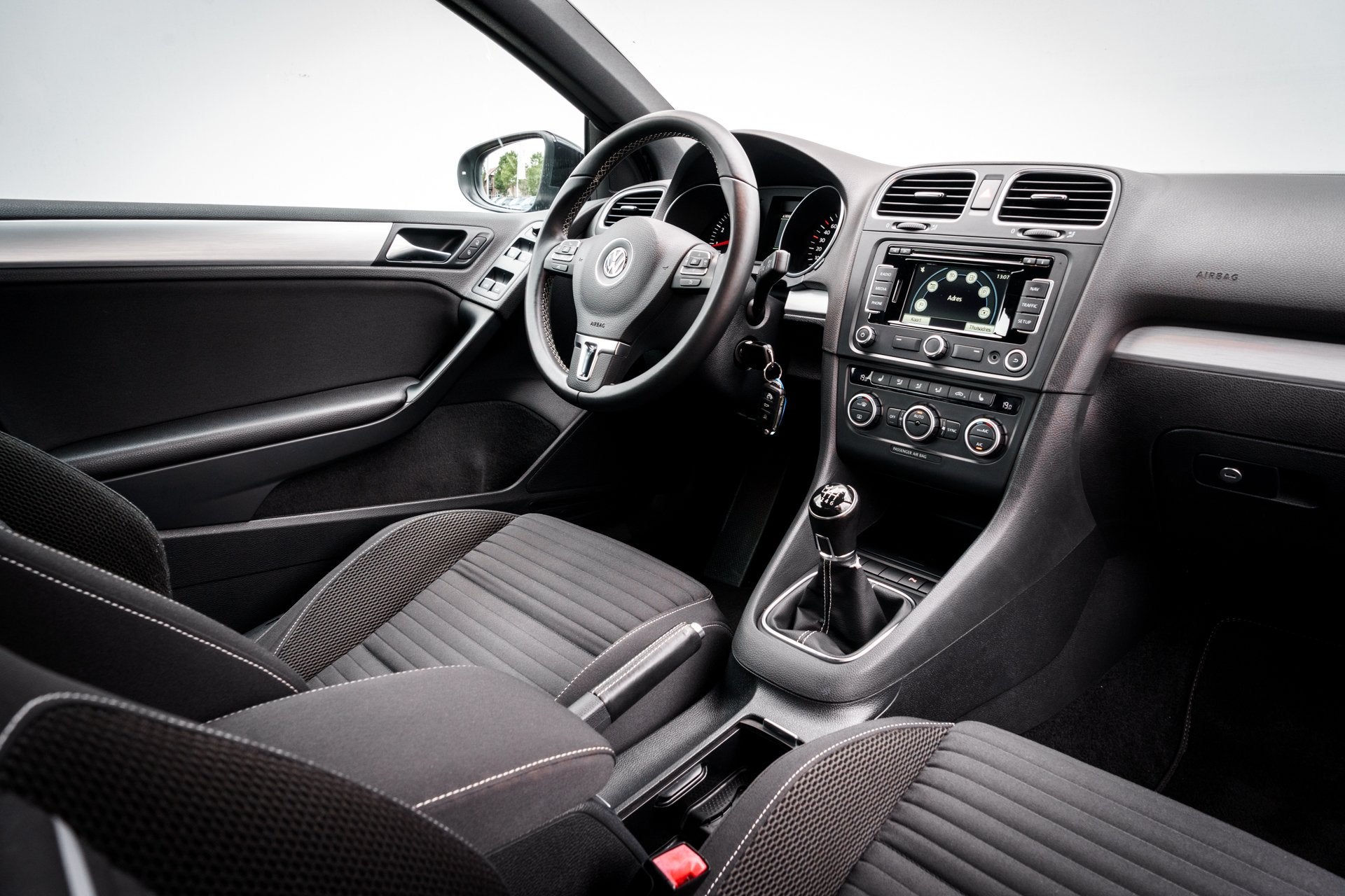 Volkswagen Golf Cabriolet 1.2 TSi Cup BlueMotion | Trekhaak, Auto's, Stof, Gebruikt, Zwart, 4 cilinders