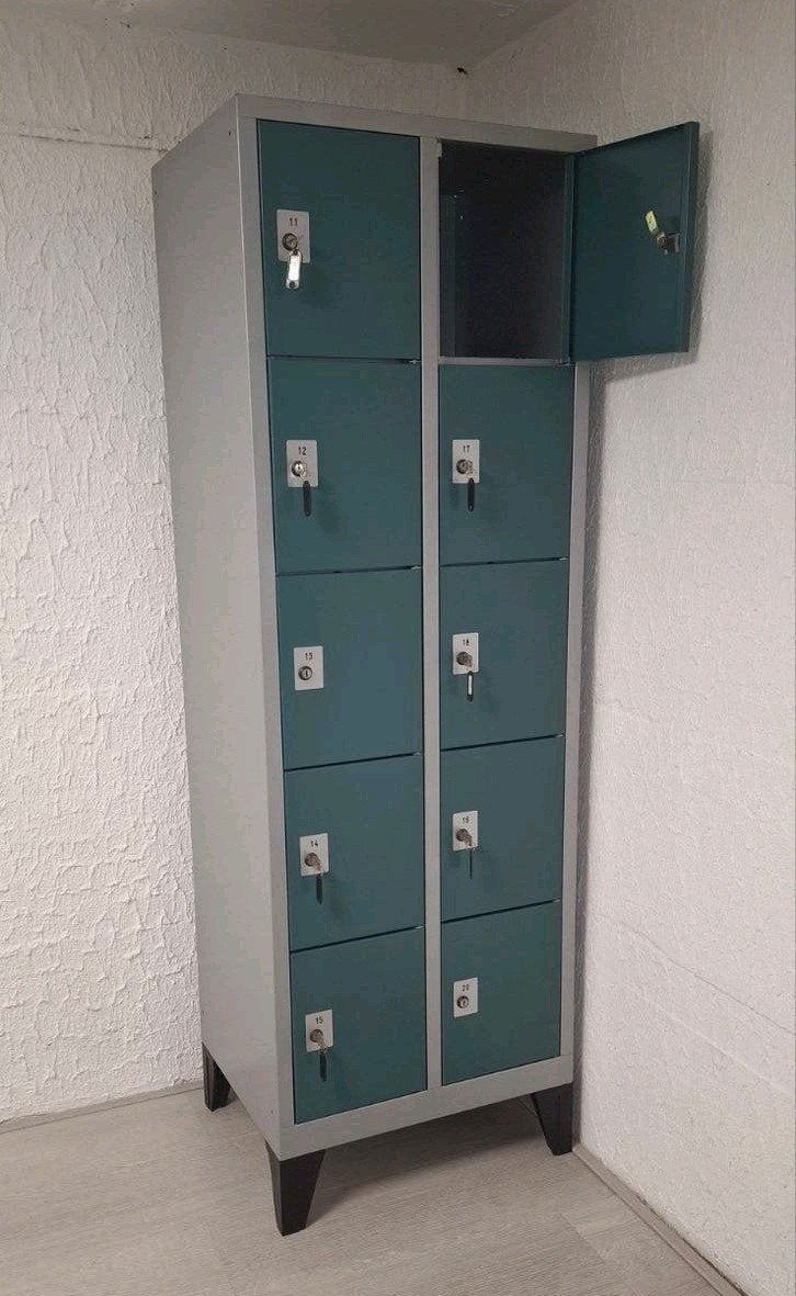Garderobe Lockerkast 10 deurs met cilinderslot