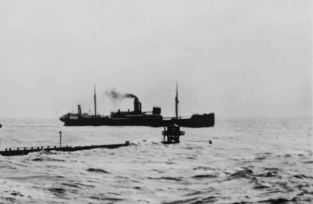 968045	Vlissingen	Schelde bij storm Schip	1953	Gelopen, Verzamelen, Ophalen of Verzenden, 1940 tot 1960, Gelopen, Zeeland