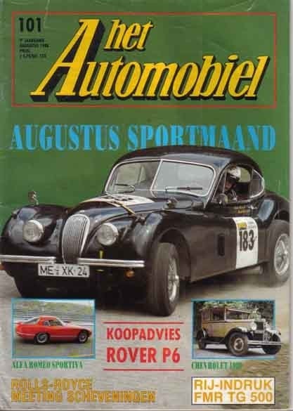 Automobiel 101 1988 : Messerschmitt - Rover P6 - Porsche 718, Ophalen of Verzenden, Gelezen, Algemeen