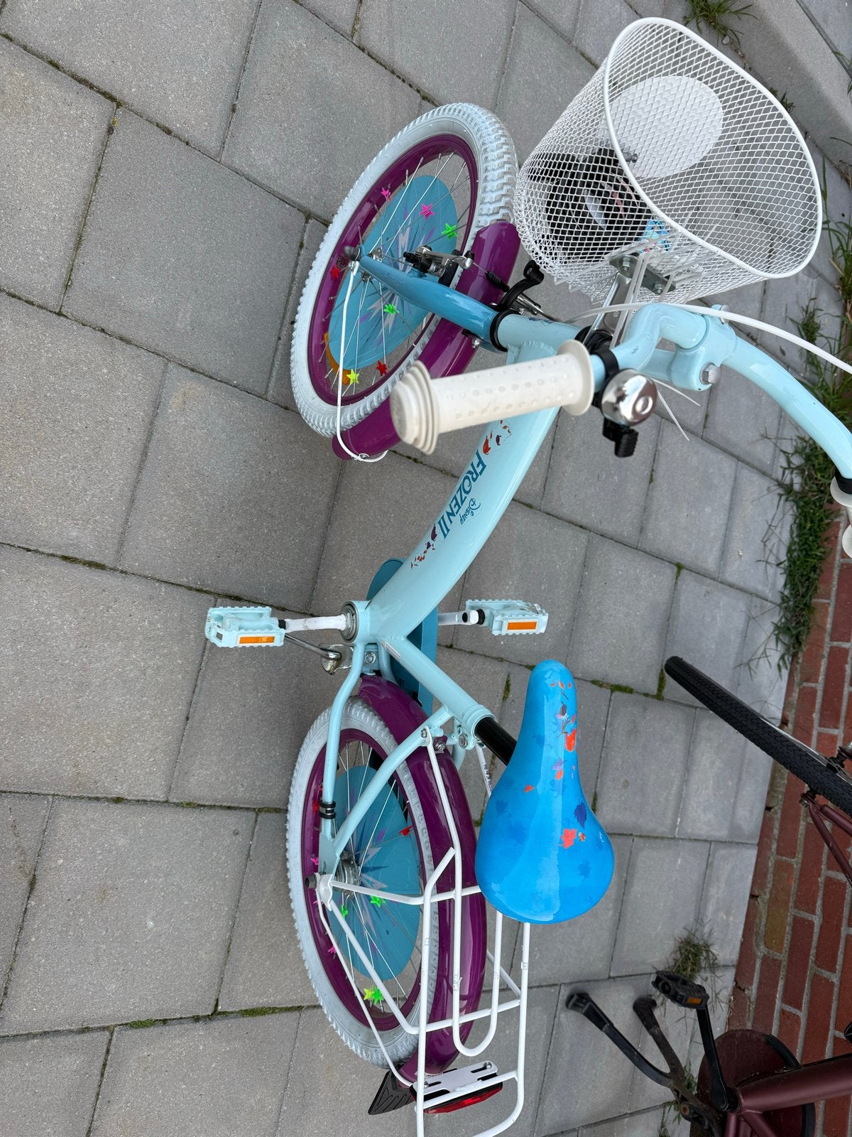 Frozen 2 Kinderfiets -, Ophalen, Gebruikt, Terugtraprem, 16 tot 20 inch
