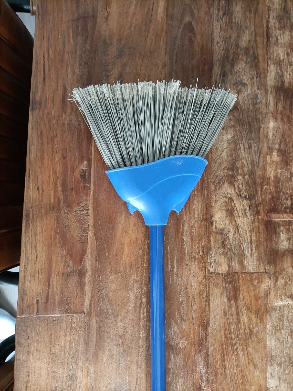 Blauwe bezem met lange steel, Caravans en Kamperen, Ophalen of Verzenden