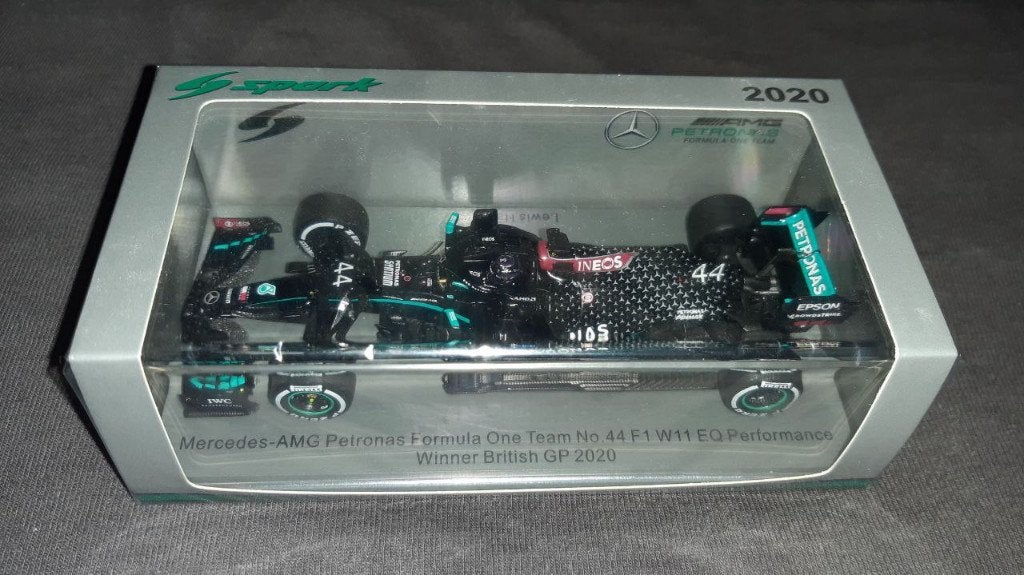 Spark S6477 1:43 Lewis Hamilton F1 British GP 2020, Verzenden, Nieuw, Auto, Overige merken