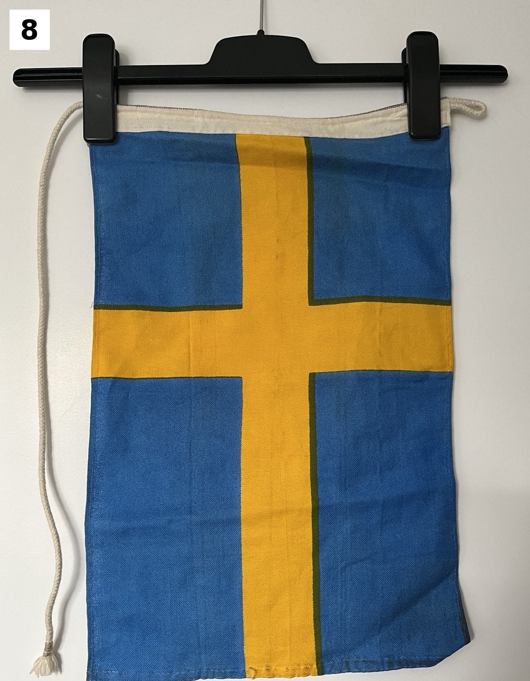 Zweedse vlag Talamex 30x45 cm – stevige bootvlag, Ophalen of Verzenden, Zo goed als nieuw