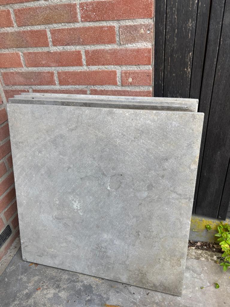 7 siertegels 60x60, Ophalen, 60 cm of meer, Keramiek, Zo goed als nieuw