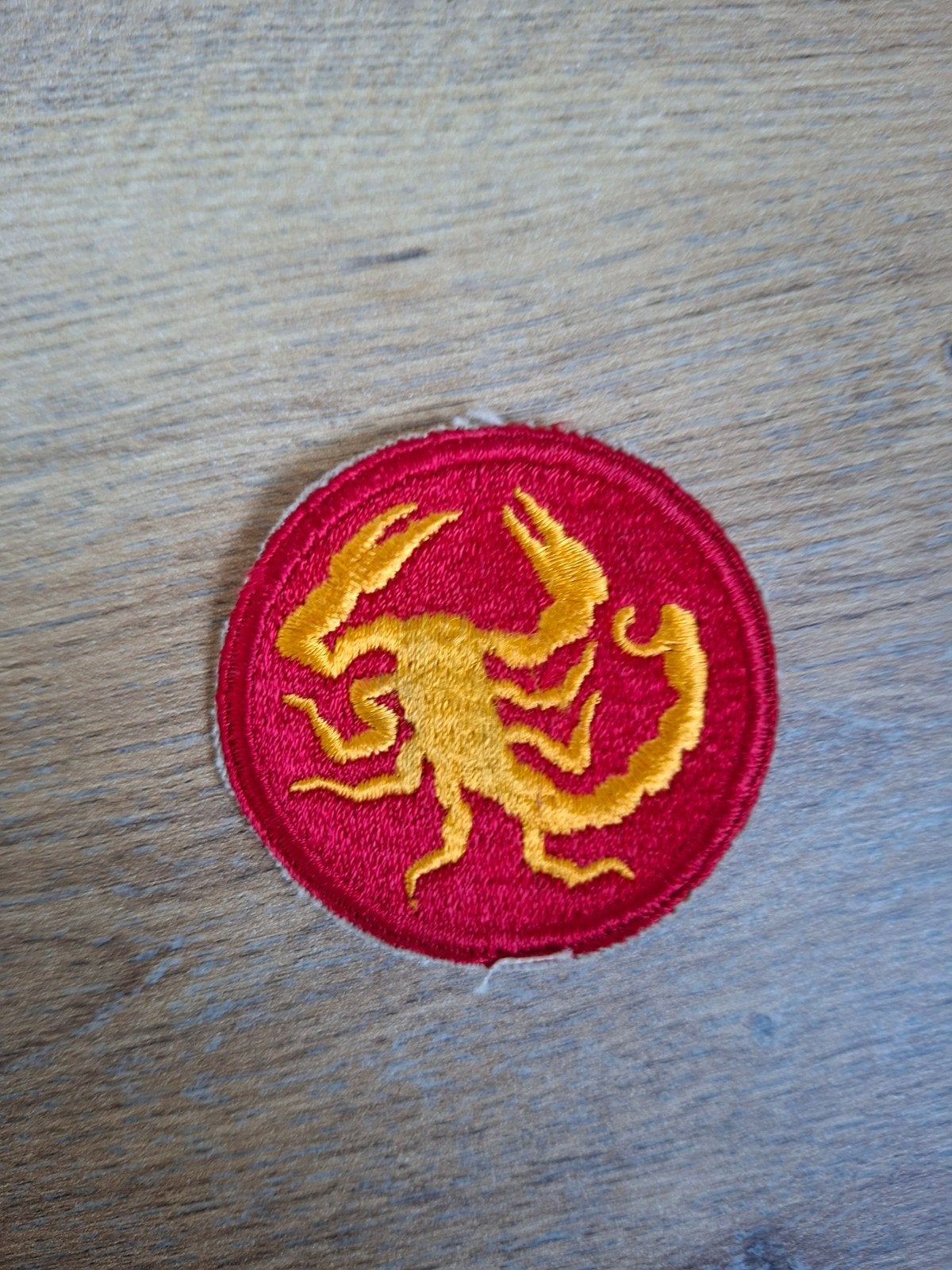 WW2 US 22th infantry div. patch, Verzamelen, Ophalen of Verzenden, Amerika, Embleem of Badge