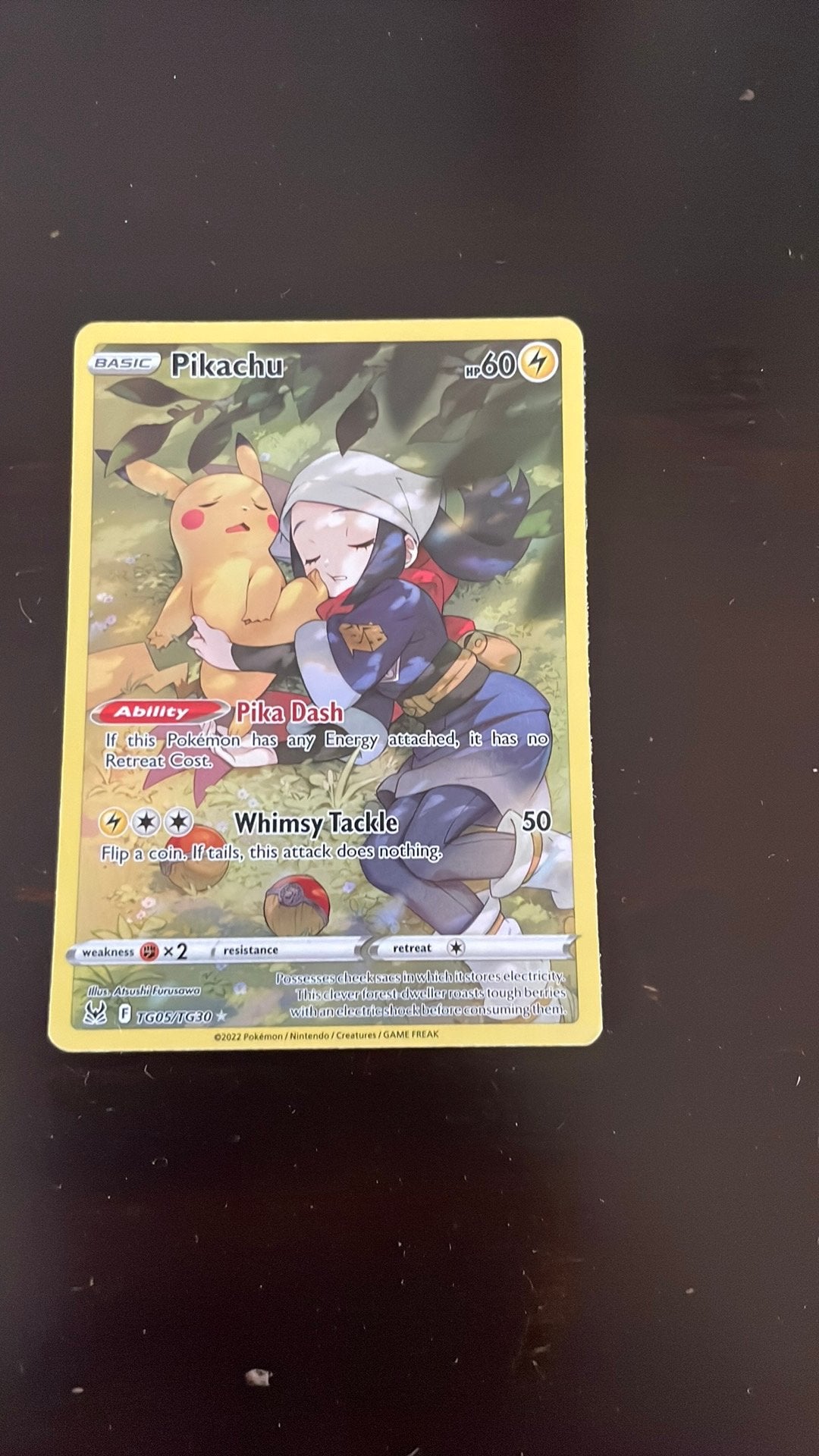 Pikachu TG05/TG30, Hobby en Vrije tijd, Verzamelkaartspellen | Pokémon, Ophalen of Verzenden, Zo goed als nieuw, Losse kaart