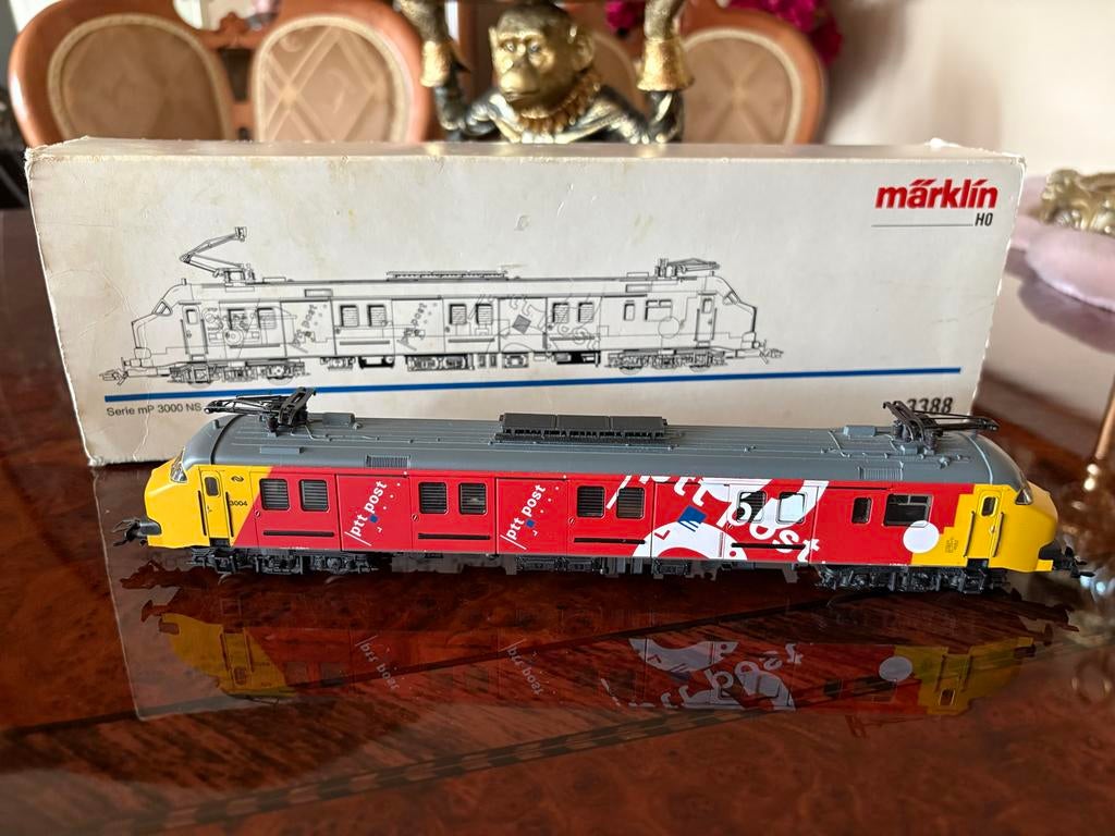 Märklin H0 Locomotief Serie mP 3000 NS PTT Post, Hobby en Vrije tijd, Modeltreinen | H0, Gebruikt, Locomotief, Wisselstroom, Märklin
