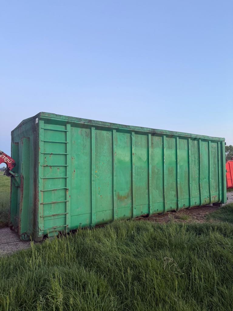 Haakarm/ kabelsysteem container +/-40 kuub, Ophalen