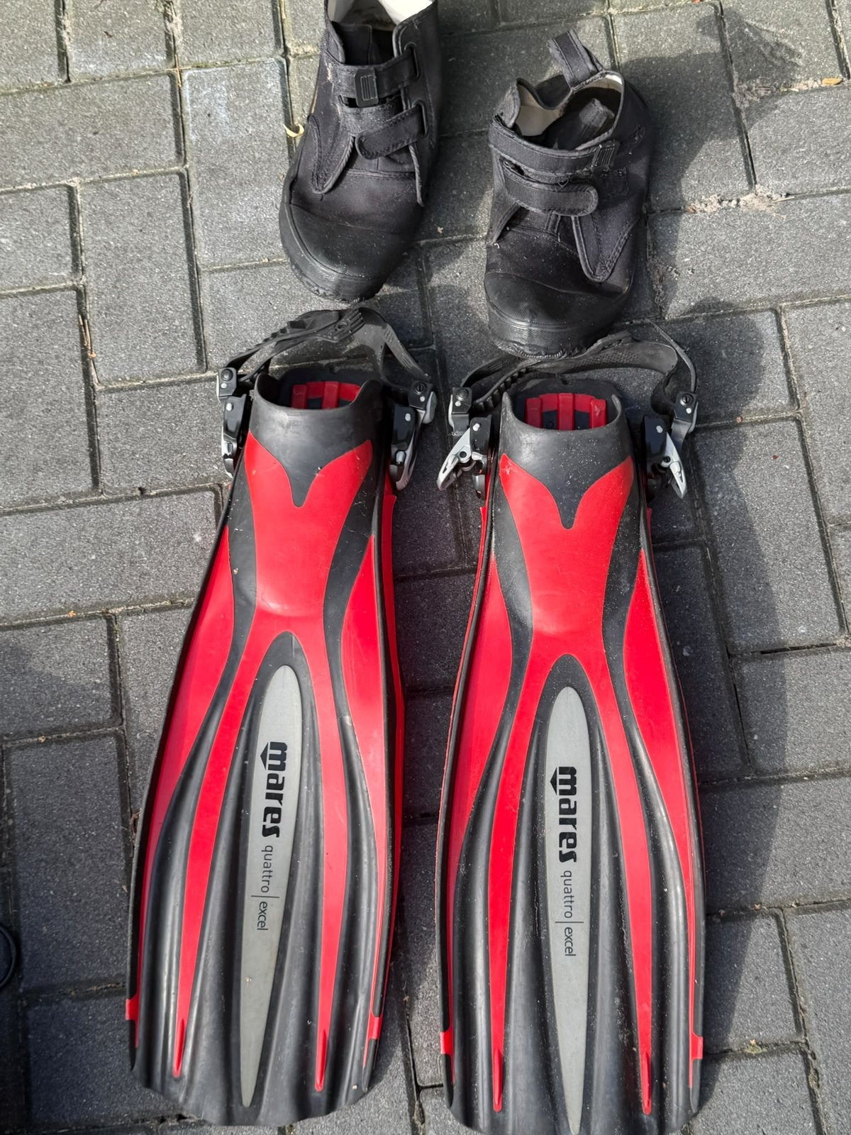 Mares Quattro Excel duikvinnen + duikschoenen maat 44, Watersport en Boten, Ophalen of Verzenden, Zo goed als nieuw, Duikpak
