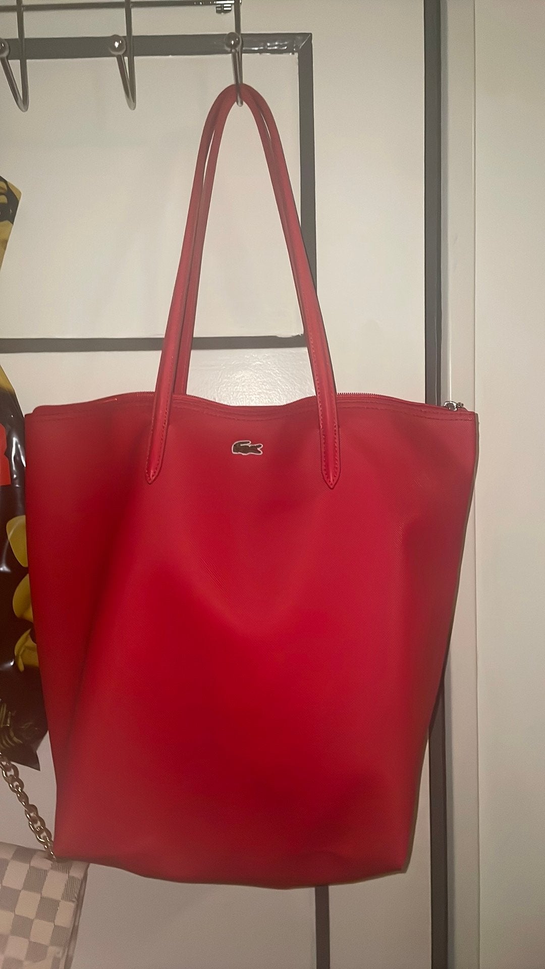 Lacoste tas, Ophalen of Verzenden, Zo goed als nieuw, 30 cm of meer, Minder dan 35 cm
