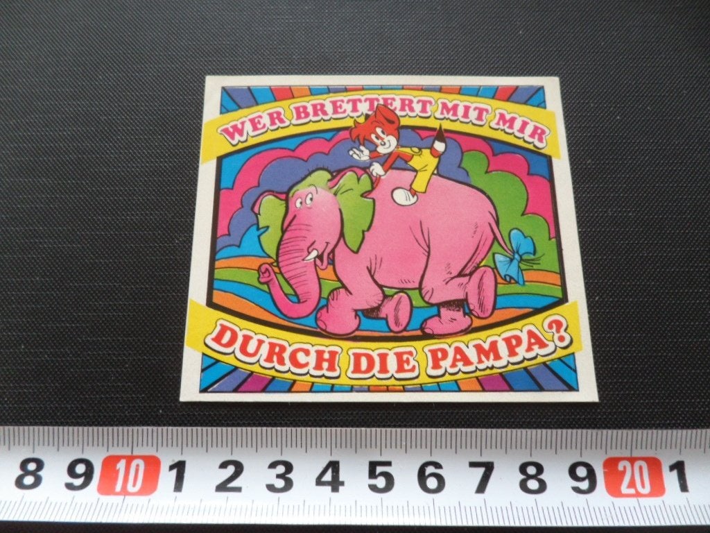 sticker strip fix & foxi olifant wer brettert mit mir durch, Ophalen, Zo goed als nieuw