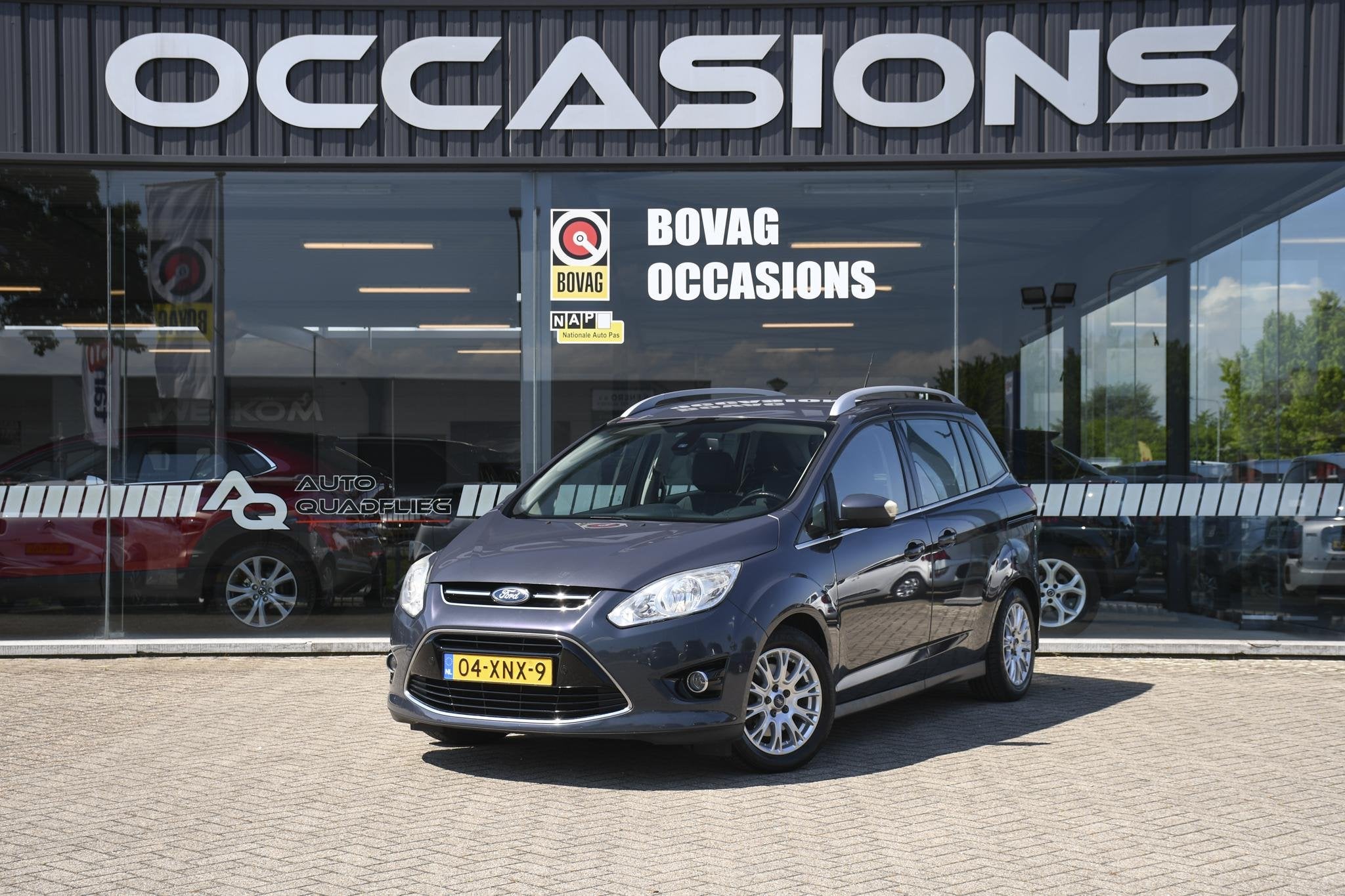 Ford Grand C-Max 1.6 Titanium 7 PERSONEN/ CRUISE CONTROL/ LM, Auto's, Voorwielaandrijving, Gebruikt, 750 kg, 4 cilinders