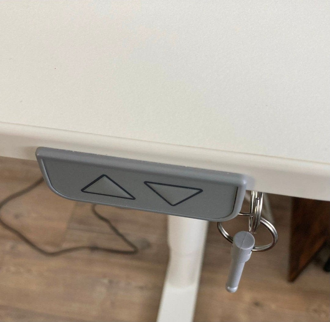 IKEA BEKANT Elektrisch Zit-Sta 120x80, Ophalen, Elektrisch, Gebruikt