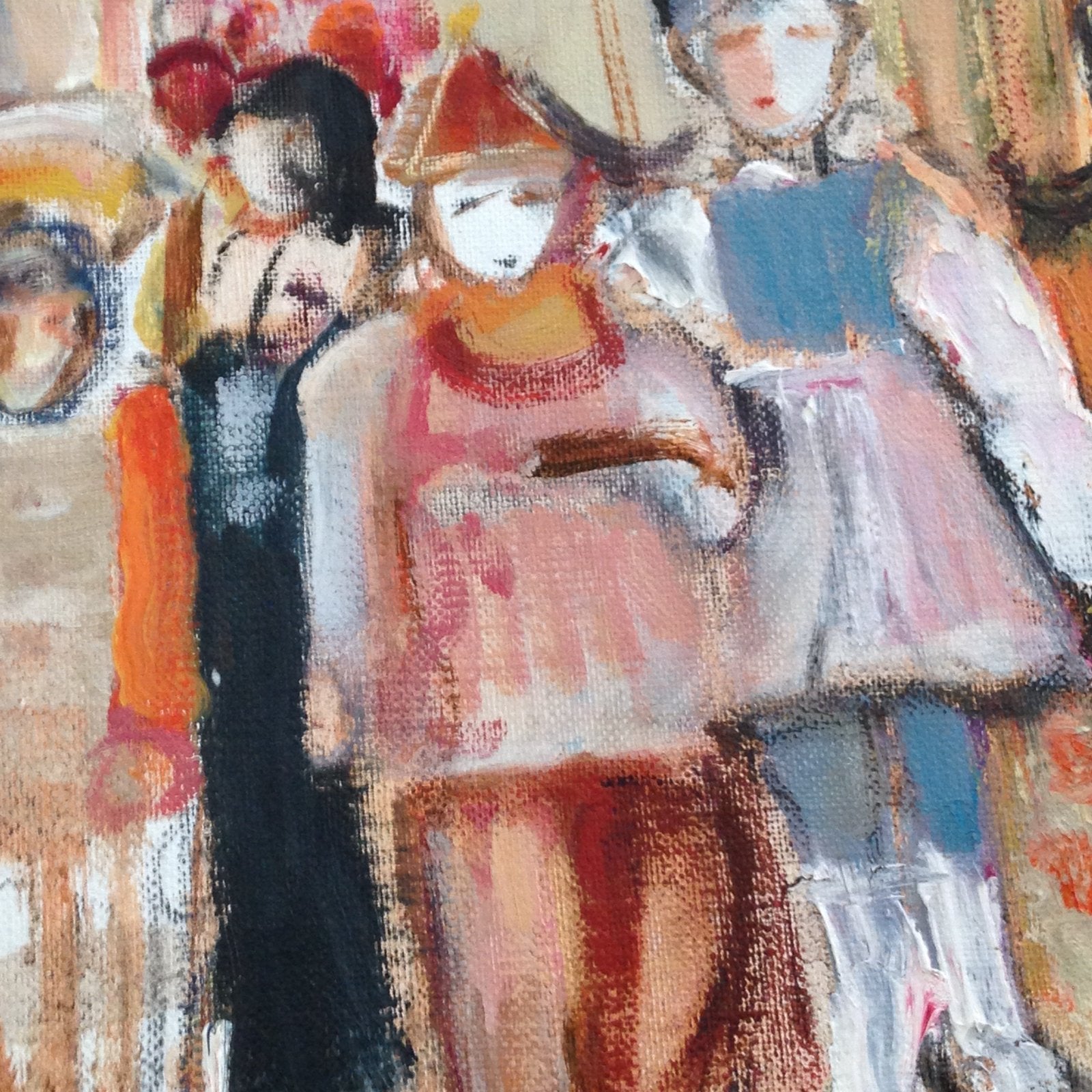 Schilderij van Johannes van Vugt - Kinderen in Klederdracht, Antiek en Kunst, Kunst | Schilderijen | Klassiek, Ophalen, Origineel werk