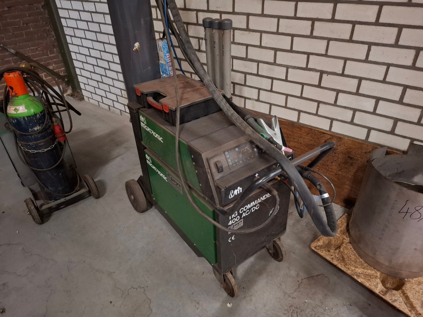 Migatronic TIG Commander 400 AC/DC lasapparaat, Ophalen
