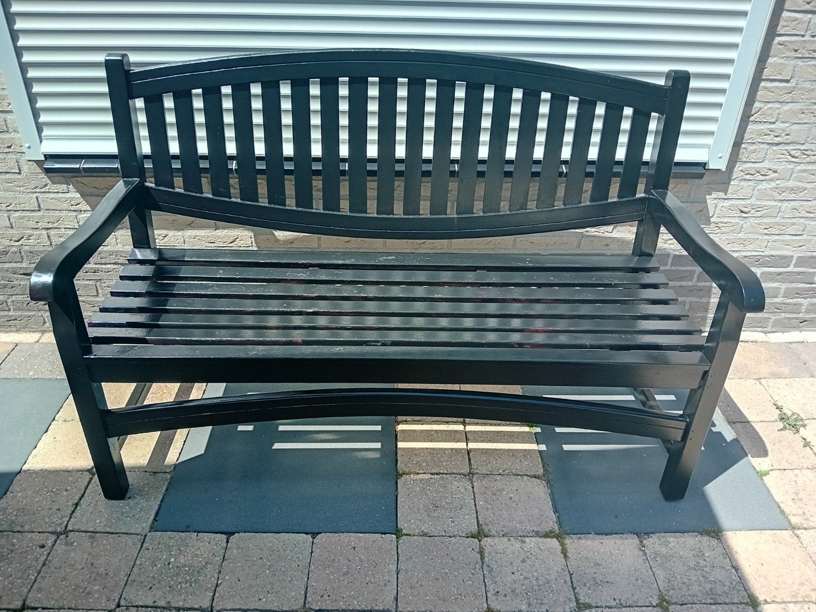 Teak houten bank - Alleen bellen voor vragen, Tuin en Terras, Tuinbanken, Ophalen of Verzenden, Teakhout