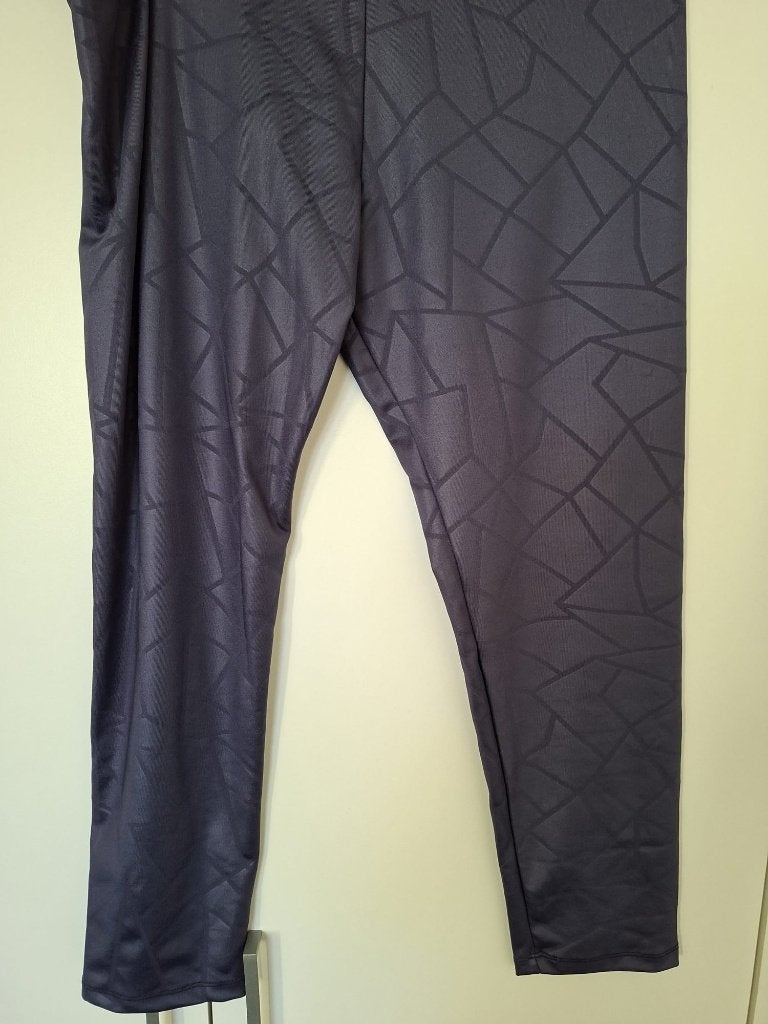Donkerblauwe legging met print maat XL !!, Ophalen of Verzenden, Zo goed als nieuw, Blauw, Legging