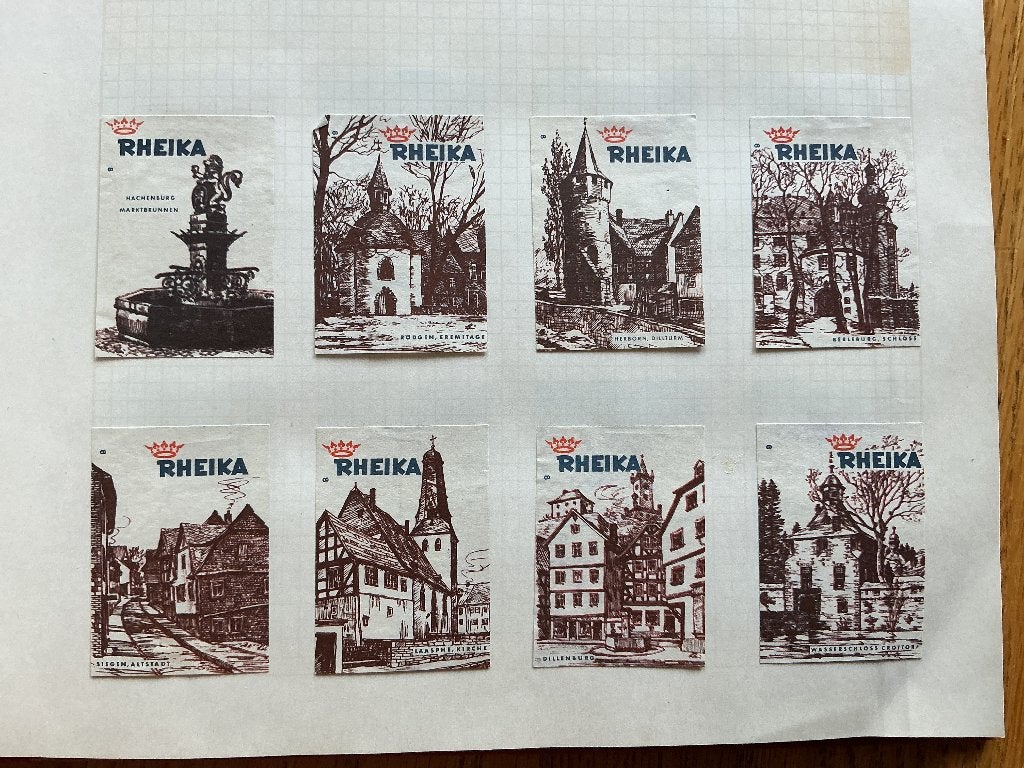 Lucifermerken duits 61 stuks, Verzamelen, Verzenden, Gebruikt, Luciferdoosjes of -merken