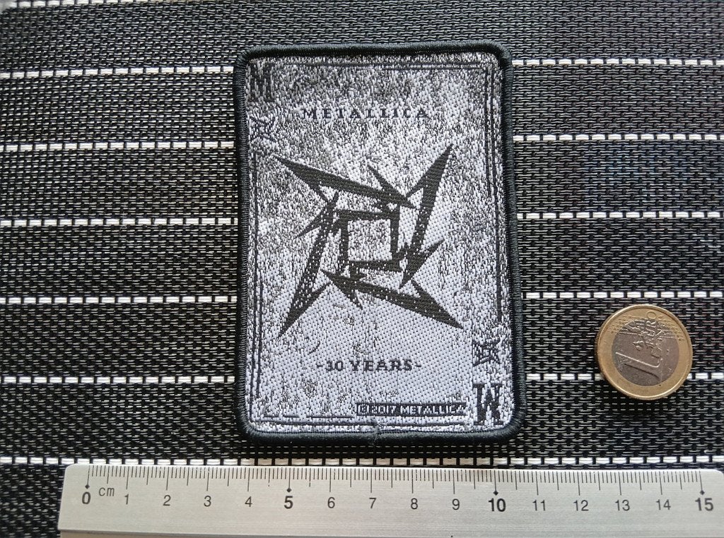Metallica vrij mooie 30 years patch 151, Verzenden, Nieuw, Kleding