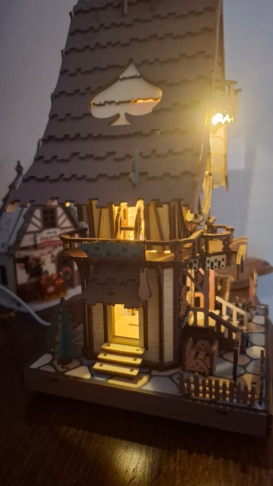 ROKR Houten 3D Puzzel Huisje met Verlichting, Ophalen of Verzenden