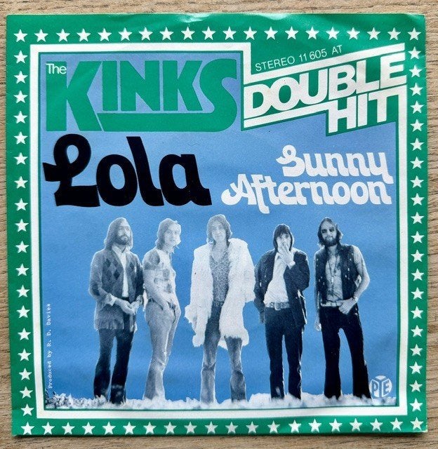The Kinks - Lola / Sunny afternoon, Cd's en Dvd's, Fotohoes, Ophalen of Verzenden, Zo goed als nieuw, Pop