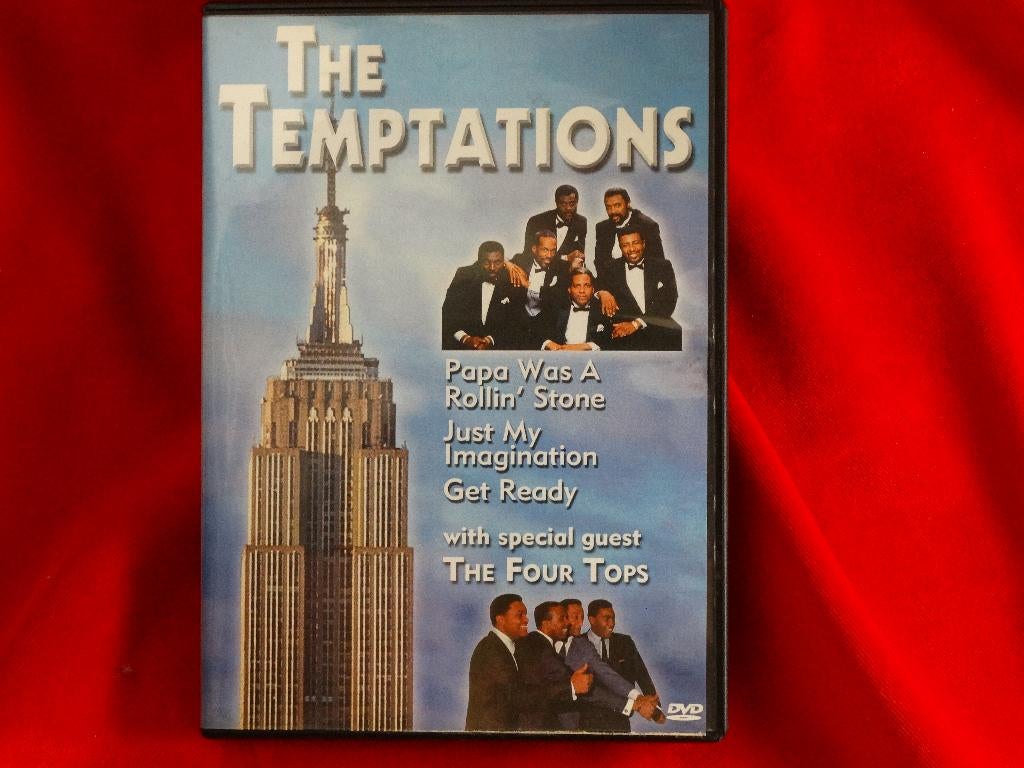 DVD Muziekfilm Concert Temptations, Alle leeftijden, Ophalen of Verzenden, Zo goed als nieuw
