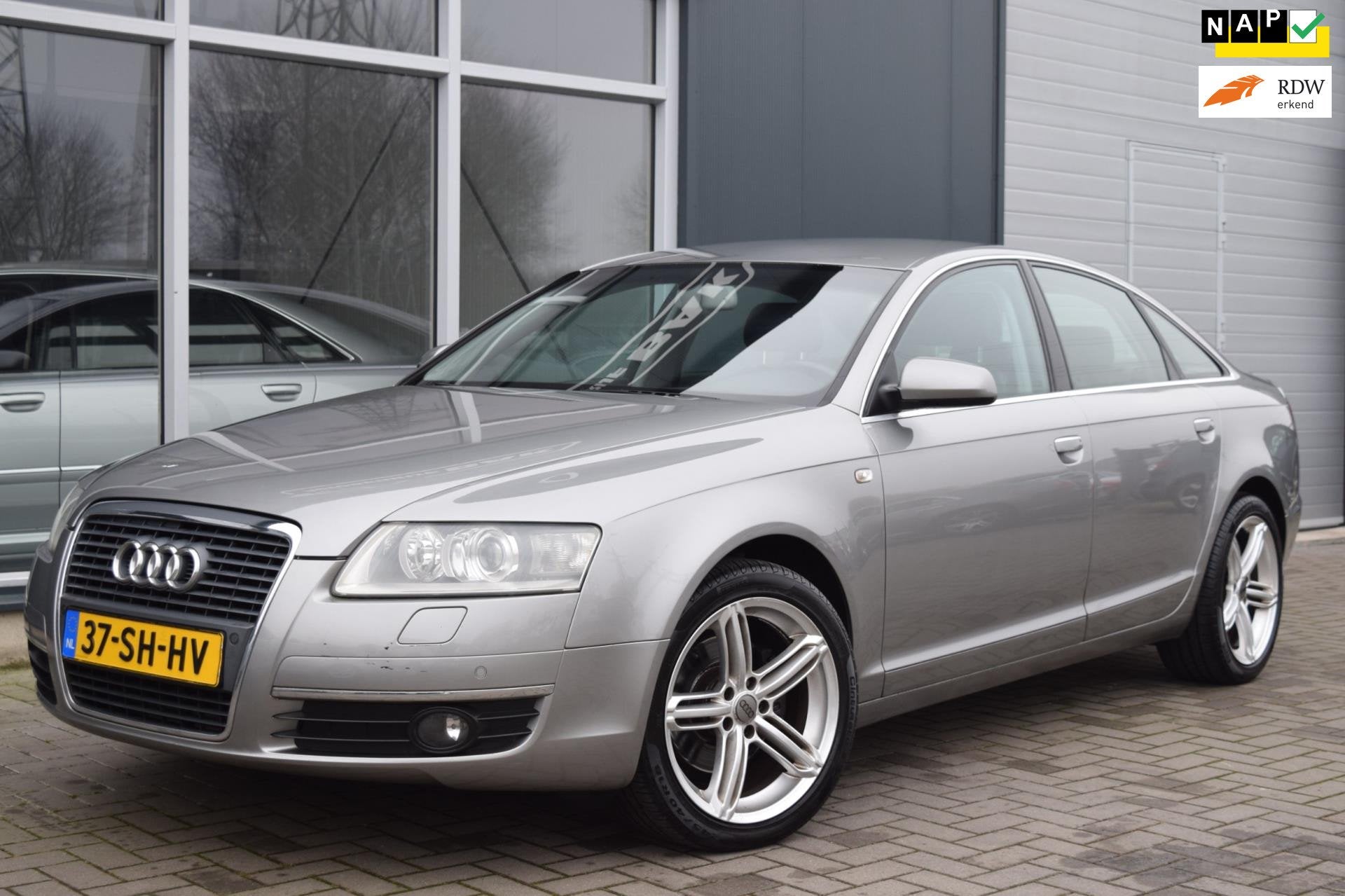 Audi A6 Limousine 2.4 Pro Line | Automaat | Leder | NAP + AP, Auto's, Audi, Zwart, Bedrijf, Euro 4, 6 cilinders