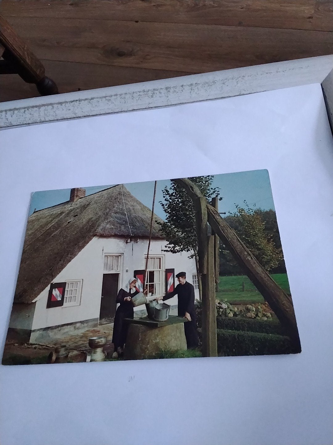 Vintage Ansichtkaart Heino Sallandse klederdracht, Ophalen of Verzenden, 1960 tot 1980, Ongelopen, Overijssel