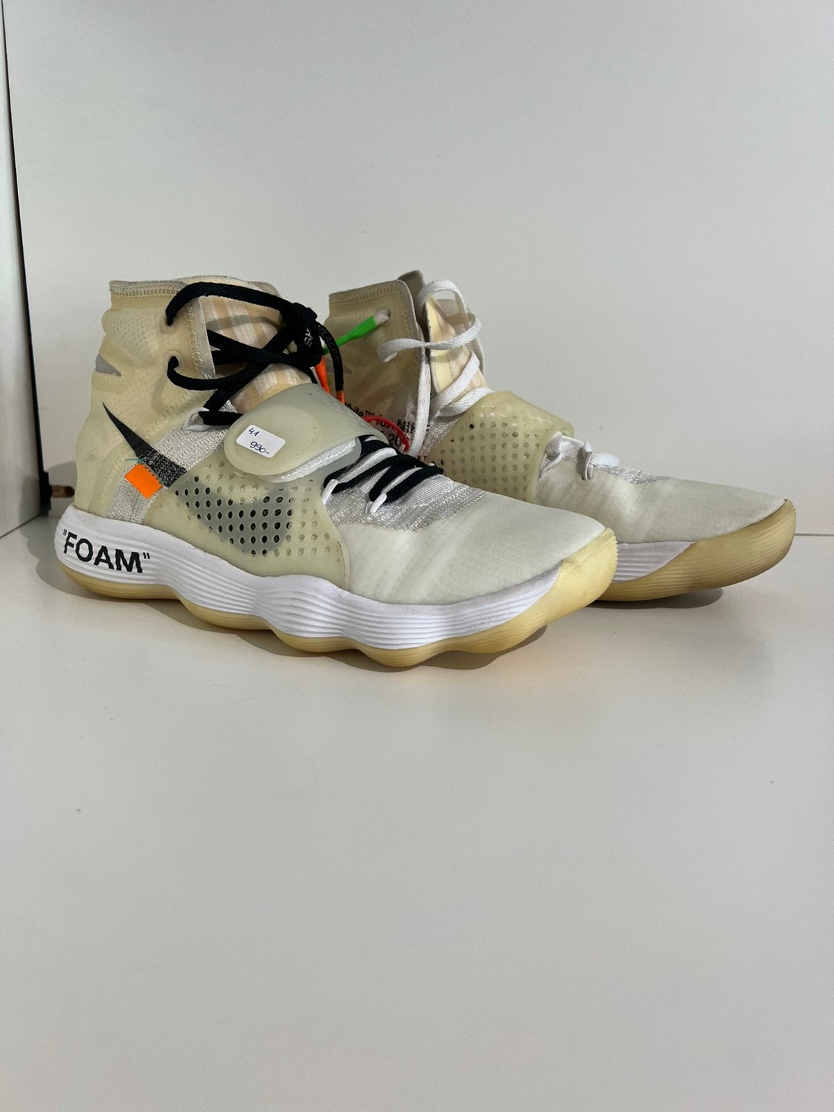 Nike React Hyperdunk Flyknit 2017 X Off-White, Kleding | Heren, Schoenen, ., Wit, Nieuw, Ophalen of Verzenden