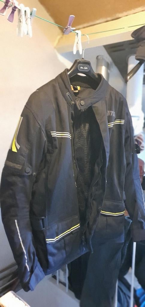 GMS Motorjas met protectie en aanritsbaar voor broek, Ophalen of Verzenden