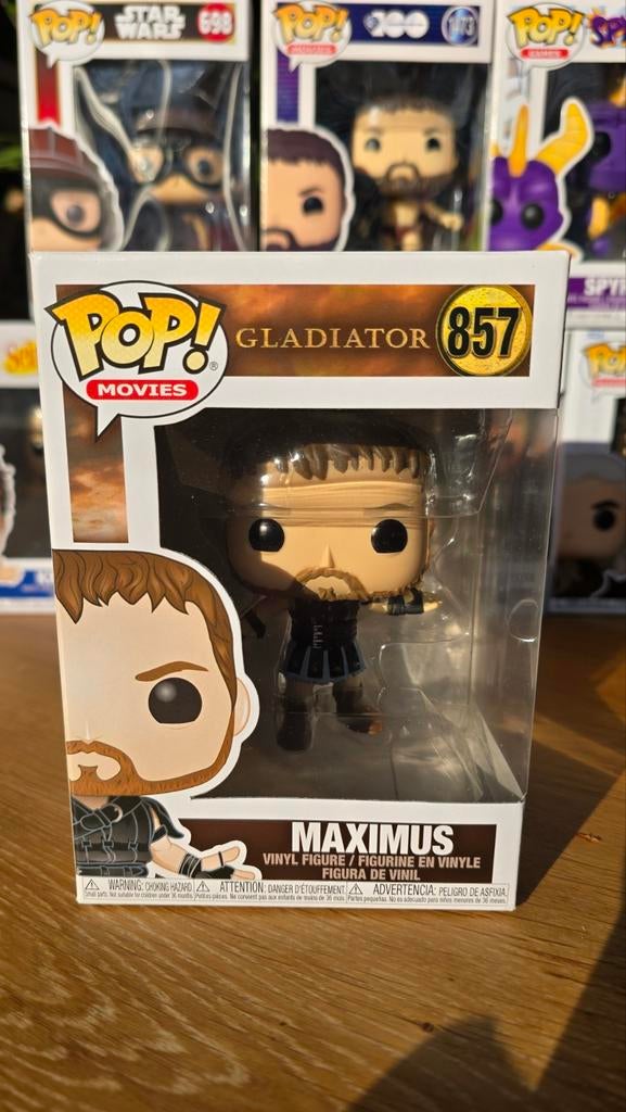 Funko Pop! Maximus Gladiator #857 - Nieuw in doos, Ophalen of Verzenden, Nieuw