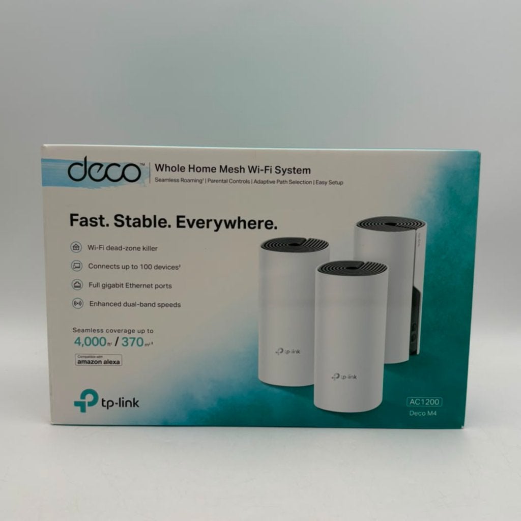TP Link Deco M4 AC1200 WiFi Mesh systeem versterking - Nieuw, Computers en Software, Netwerk switches, TP-Link, Nieuw, Support@tplink.com