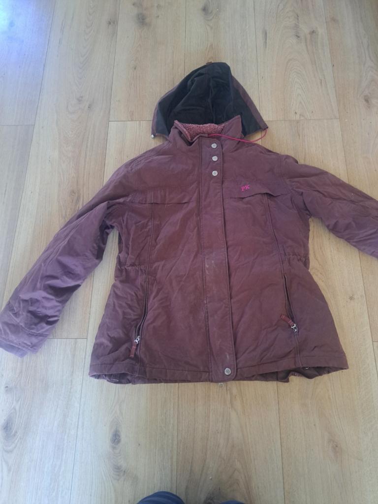 Paardrij winterjas mt 42, Dieren en Toebehoren, Paardrijkleding, Gebruikt, Overige soorten, Ophalen of Verzenden, Dames