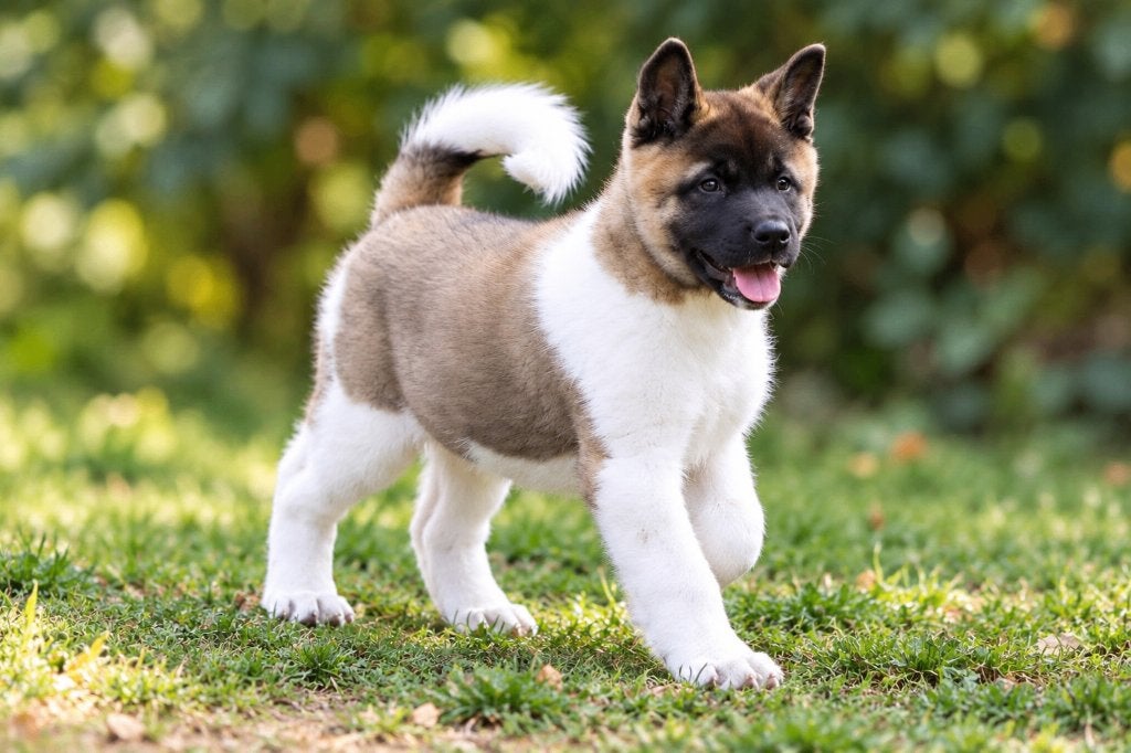 American Akita pup teefje Ziva – gezelschapshond, Dieren en Toebehoren, Fokker | Hobbymatig, Overige rassen, 8 tot 15 weken, Buitenland