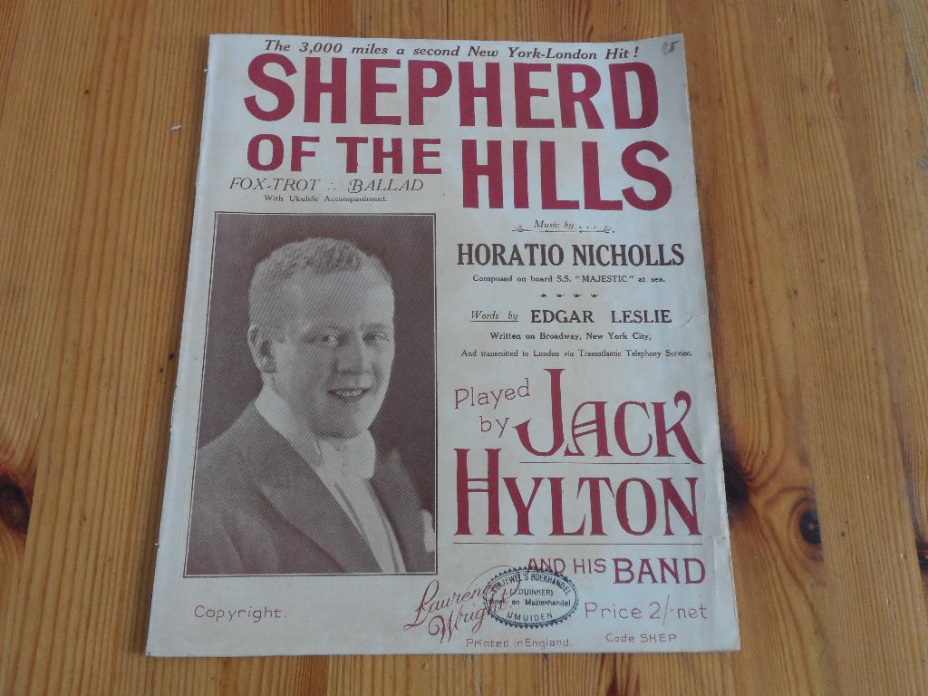 Shepherd of the hill - horatio nicholls / edgar leslie, Gebruikt, Gitaar, Ophalen of Verzenden, Artiest of Componist