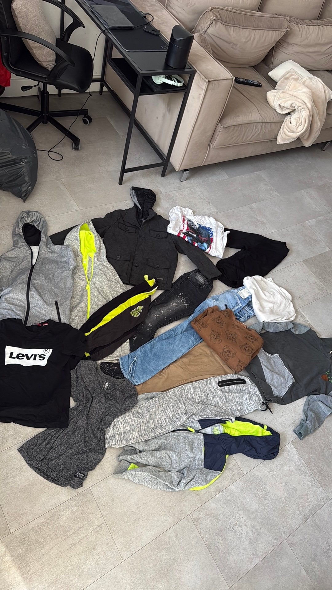 Grooot jongens pakket maten 140 tot 152/158, Ophalen of Verzenden, Gebruikt