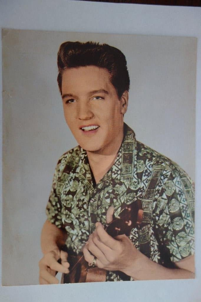 Elvis Presley kaart, Verzamelen, Ophalen of Verzenden, Zo goed als nieuw, Foto of Kaart