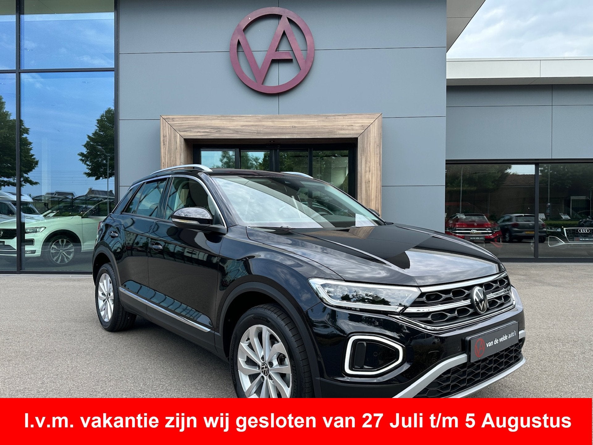 Volkswagen T-Roc 1.5 TSI 150pk DSG Style Carplay | Camera |, Auto's, Volkswagen, 12 maanden, 1258 kg, Zwart, Alcantara