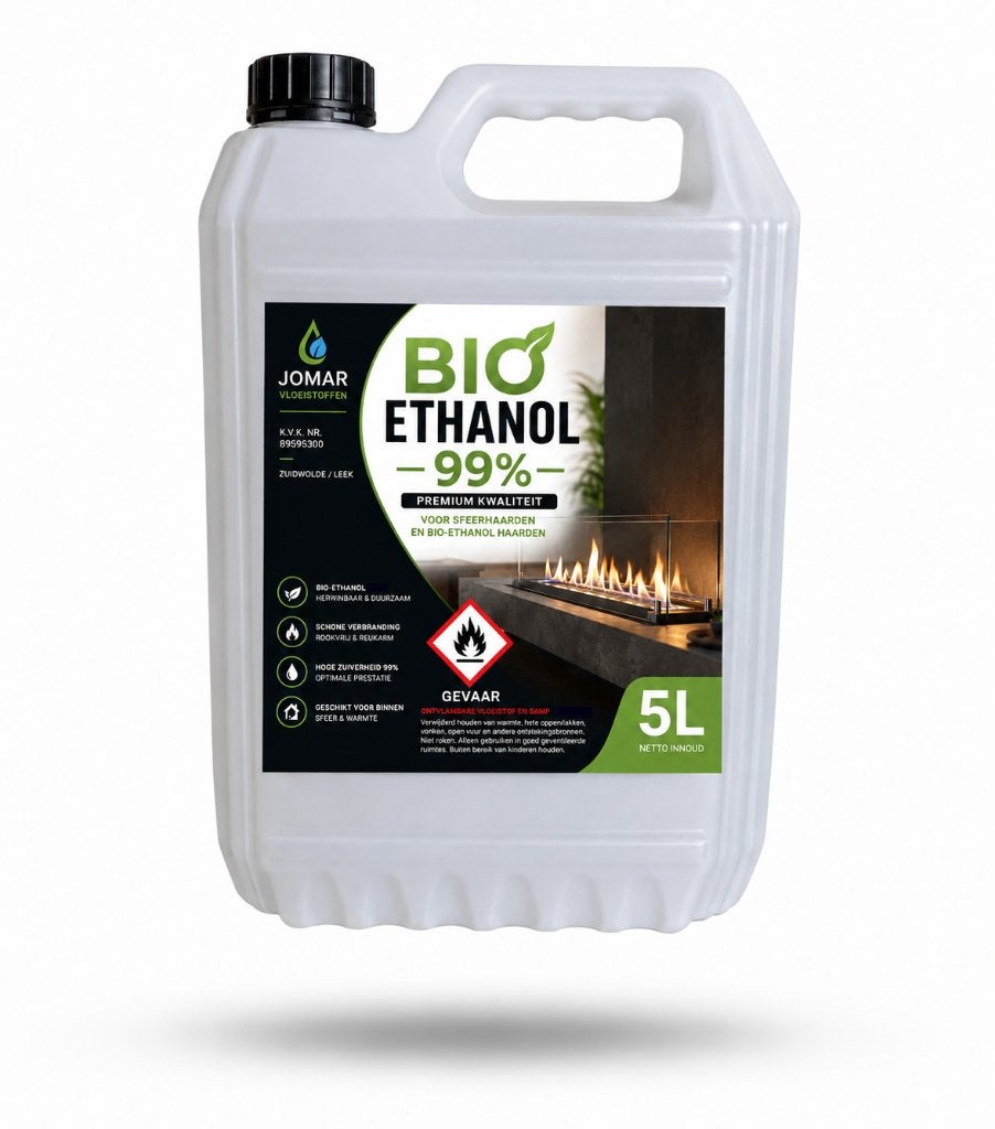 bio ethanol 99% afhalen uit Leek, Ophalen, Nieuw, Vrijstaande haard, Overige soorten