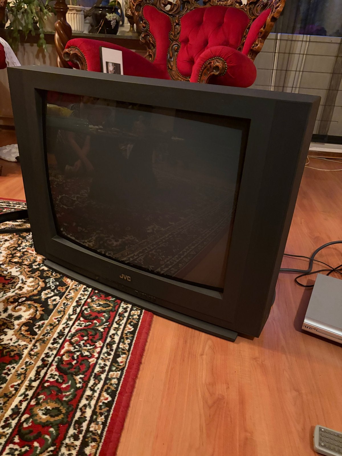 JVC AV-28BD5EP CRT TV - Klassieke Beeldkwaliteit, Ophalen, Gebruikt, 60 tot 80 cm, 50 Hz