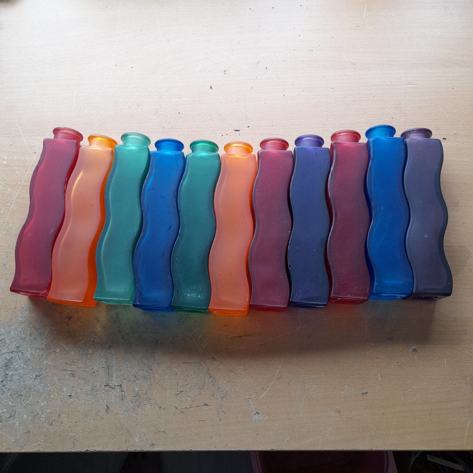Kronkelvaasjes uit jaren 90, Ophalen, Glas