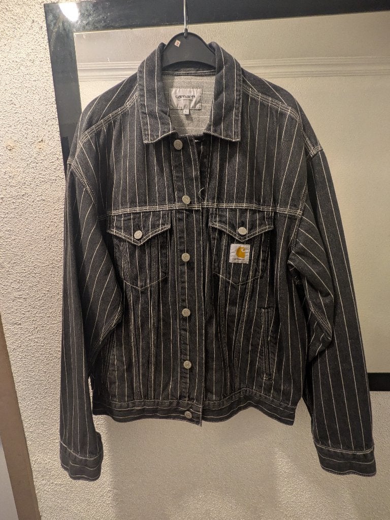 Carhartt spijkerjacket L, Ophalen of Verzenden, Zo goed als nieuw, Maat 52/54 (L), Grijs