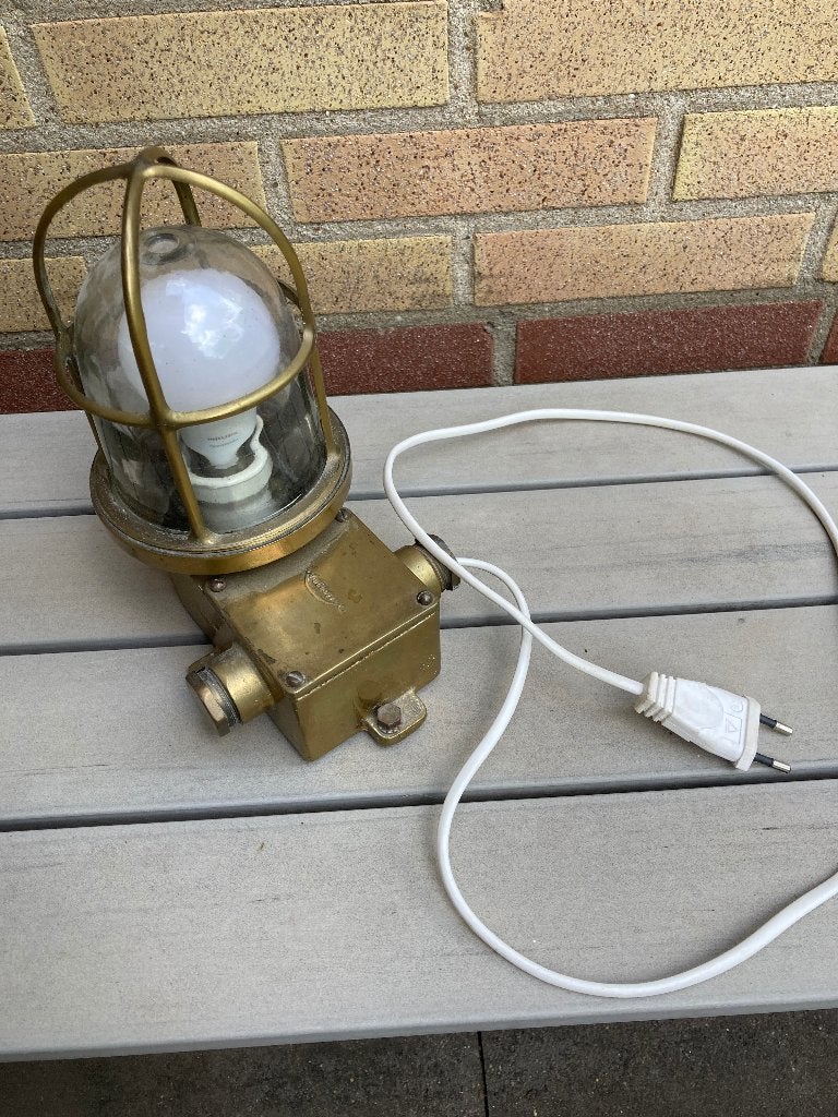 Scheepslamp (Antiek), Ophalen of Verzenden, Gebruikt
