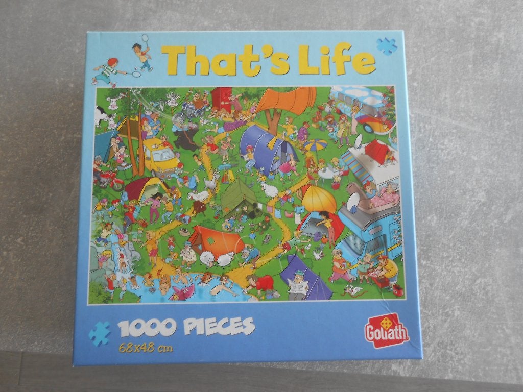 That's Life 1000 stukjes, Hobby en Vrije tijd, Denksport en Puzzels, Ophalen, 500 t/m 1500 stukjes, Zo goed als nieuw, Legpuzzel