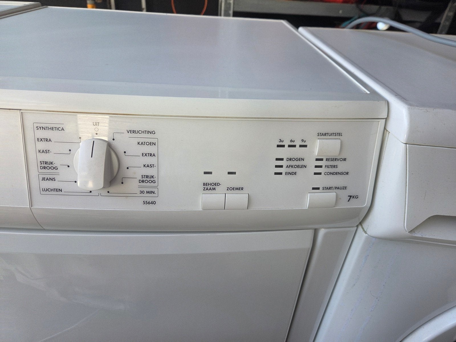 AEG Lavatherm T55640 Condensdroger - 7kg, Ophalen, 6 tot 8 kg, Gebruikt, Voorlader